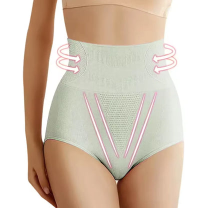 Women's knit high-waist shaping underwear with firm shaping – Light green